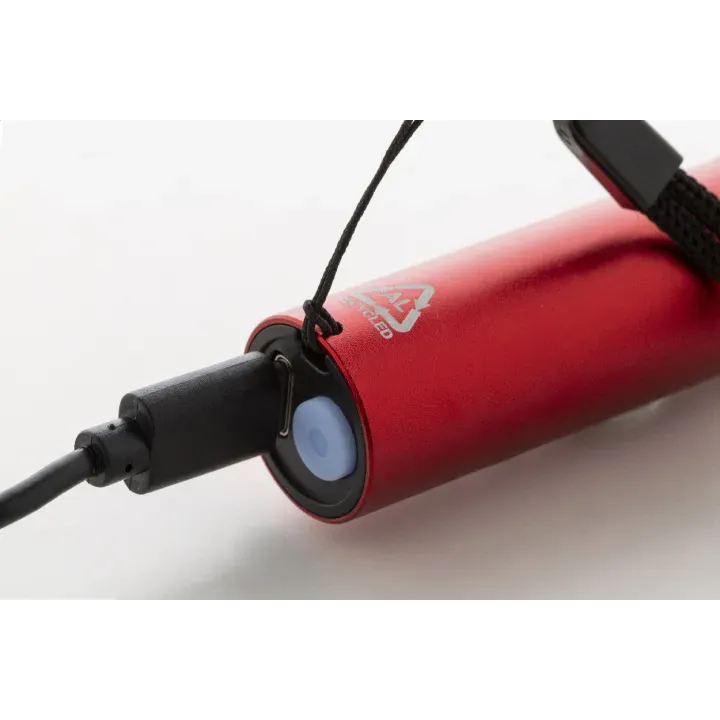 Recycled aluminium rechargeable torch - AP864122 (ANDA#05)